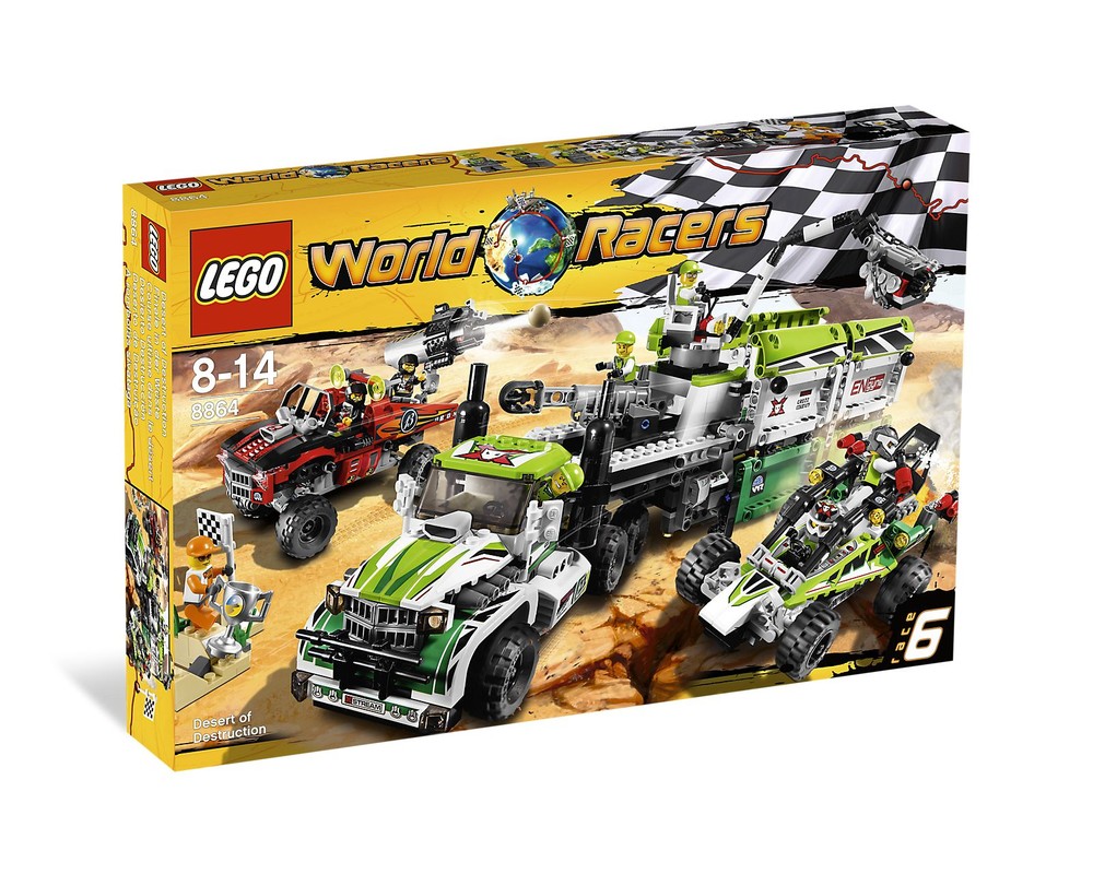 LEGO Set 8864-1 Desert of Destruction (2010 Racers > World Racers