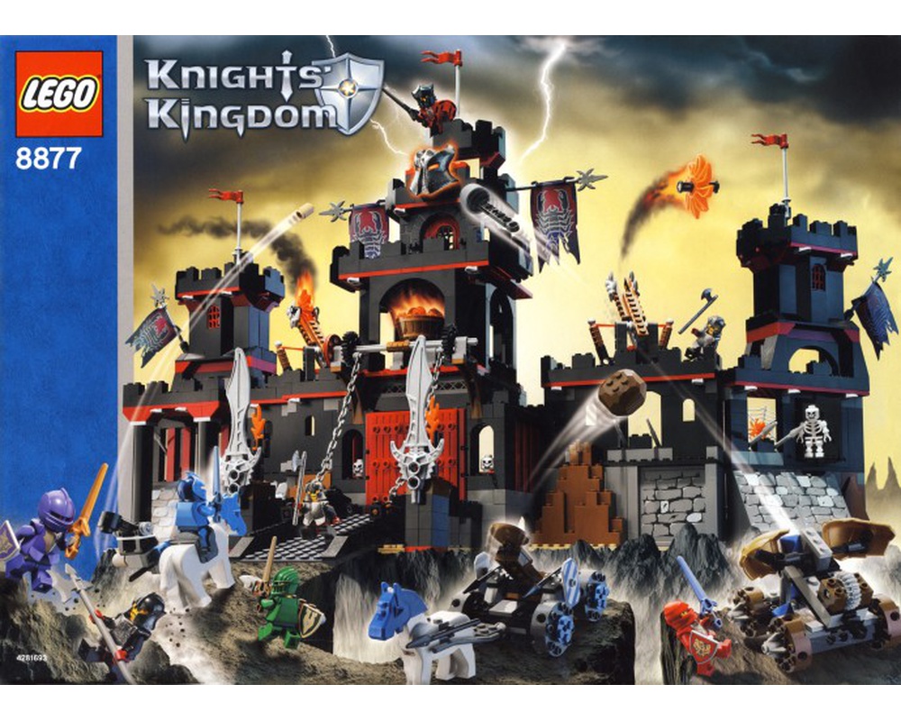 Dangle forene klæde sig ud LEGO Set 8877-1 Vladek's Dark Fortress (2005 Castle > Knights Kingdom II) |  Rebrickable - Build with LEGO
