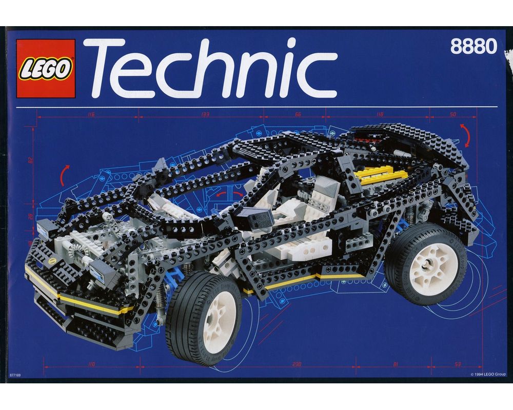 bypass Tegne Banyan LEGO Set 8880-1 Super Car (1994 Technic) | Rebrickable - Build with LEGO