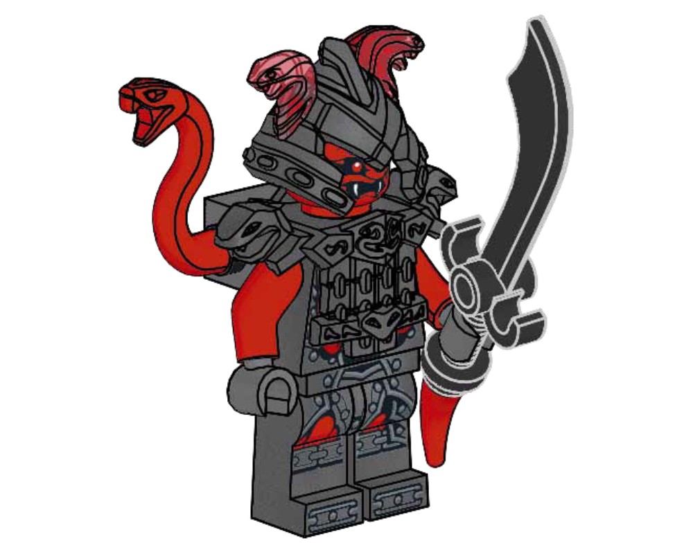 LEGO Set 891726-1 Vermillion Warrior (2017 Ninjago) | Rebrickable