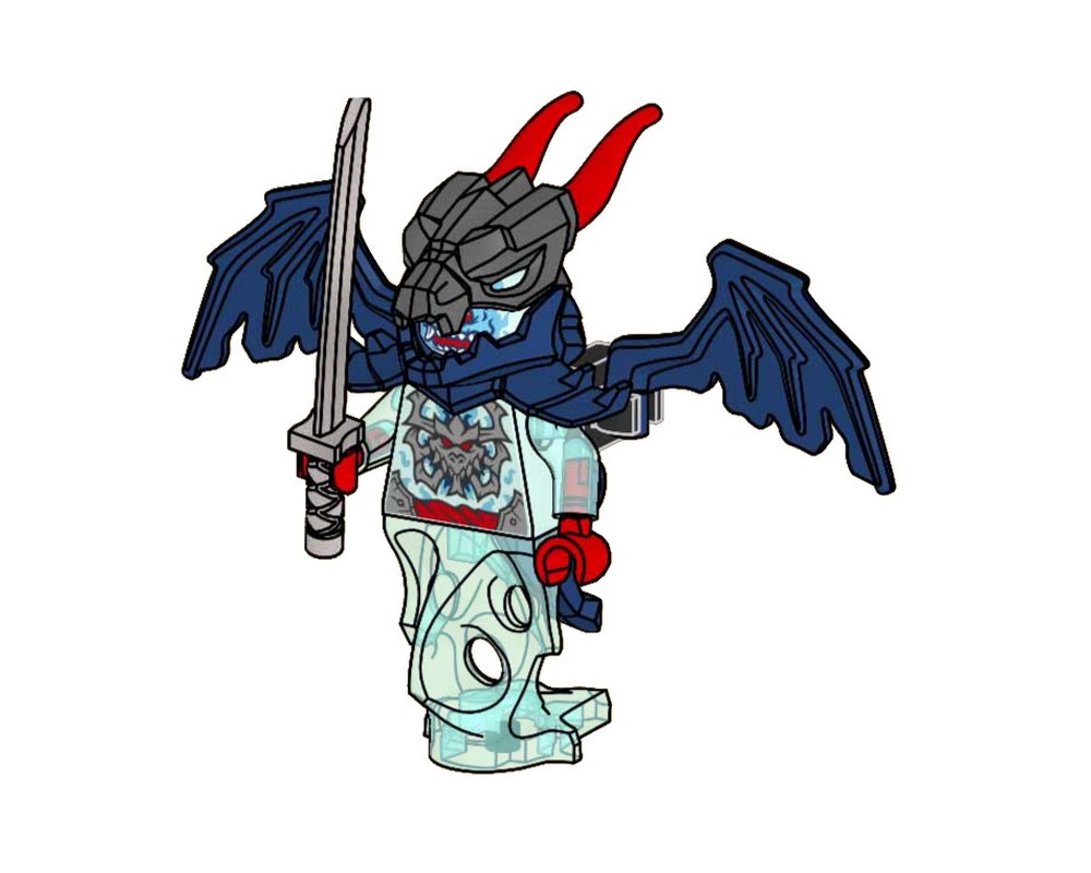 LEGO Set 892509-1 Spectral Dragonian Warrior (2025 Ninjago
