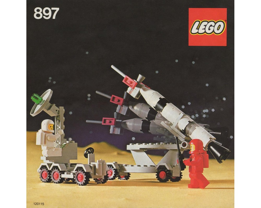 LEGO Set 897-1 Mobile Rocket Launcher (1979 Space > Classic Space