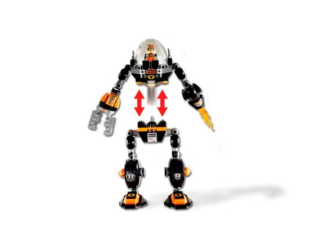 tildeling tilfredshed Skulptur LEGO Set 8970-1 Robo Attack (2009 Agents) | Rebrickable - Build with LEGO