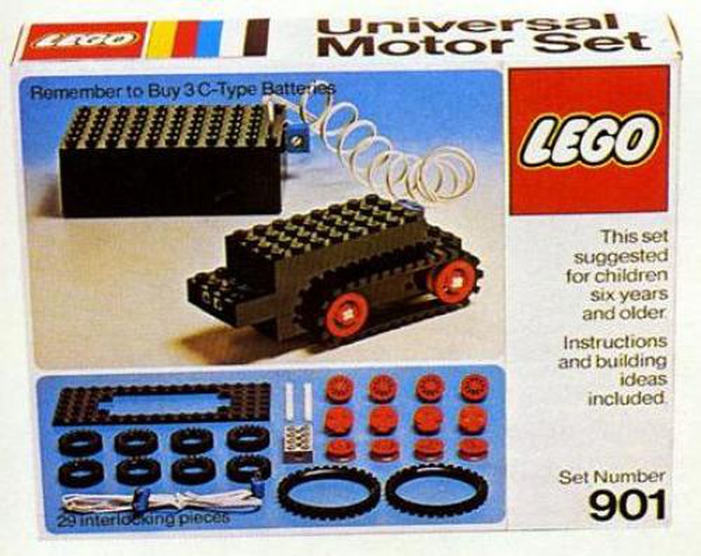 Lego 901 1 45v Motor Set 1976 Universal Building Set