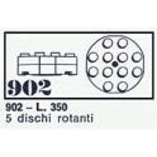 5 Turntables (set 902-1)
