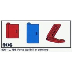 12 doors and 5 hinges (set 906-1)