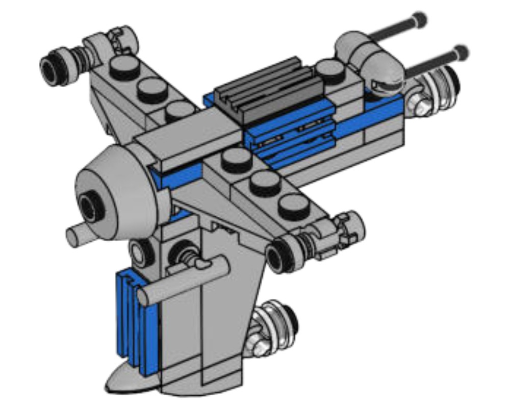 Lego mini resistance bomber instructions sale