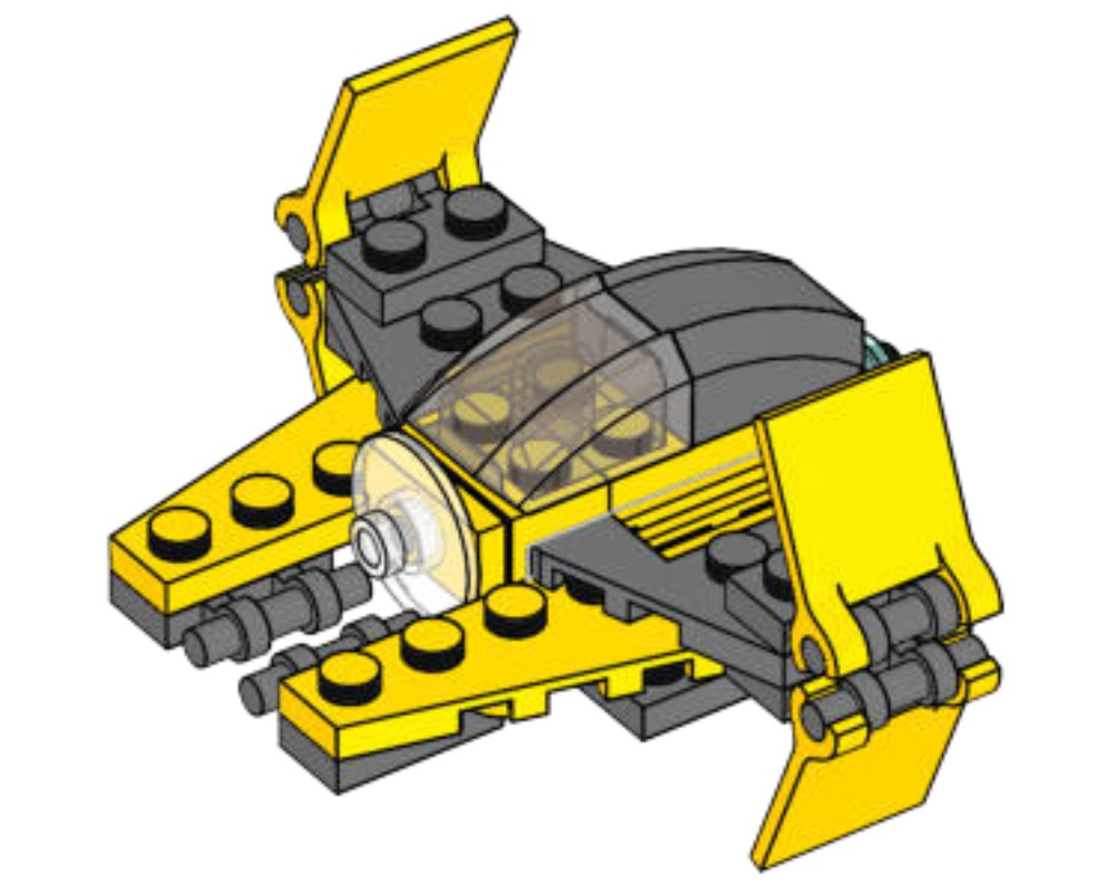 Lego star wars discount mini jedi interceptor instructions