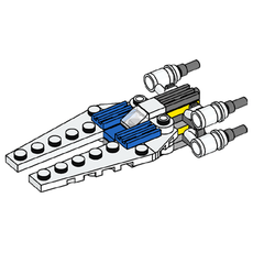 Rebel U-Wing Starfighter (set 912512-1)