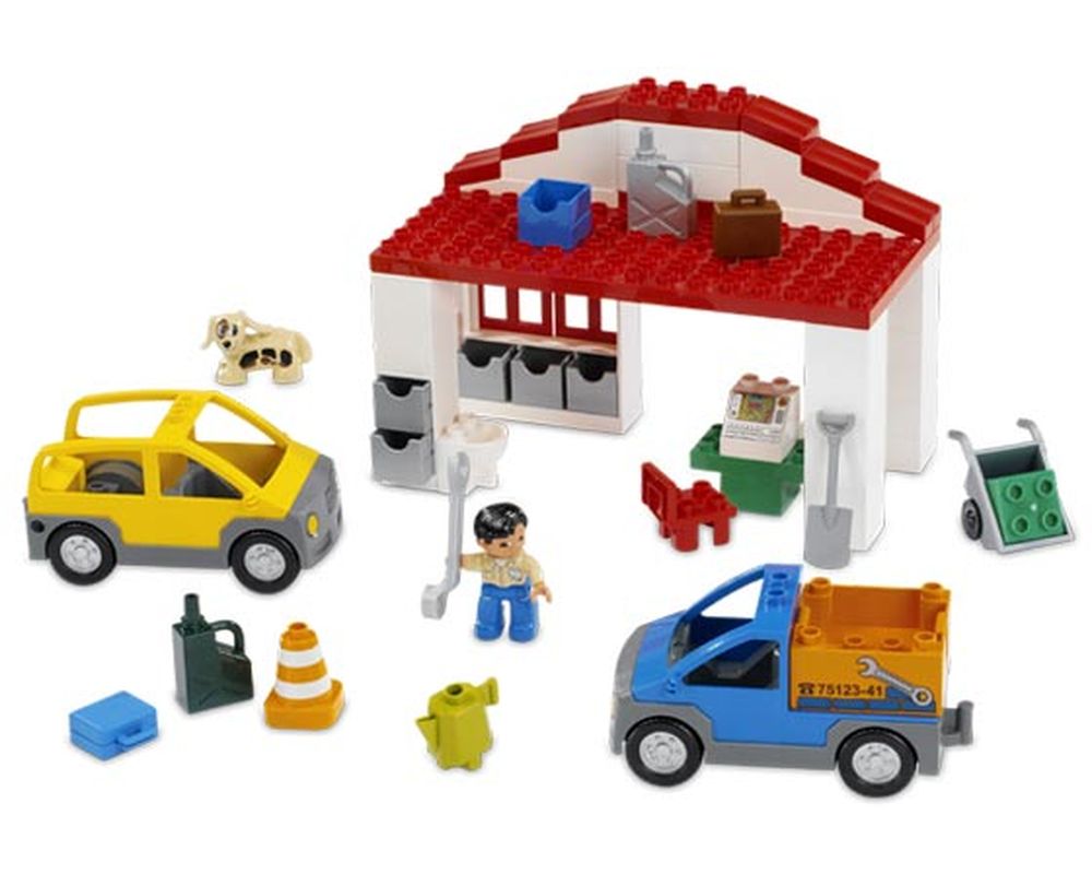 teleskop fedt nok lejlighed LEGO Set 9237-1 Garage (2005 Educational and Dacta > Duplo and Explore) |  Rebrickable - Build with LEGO