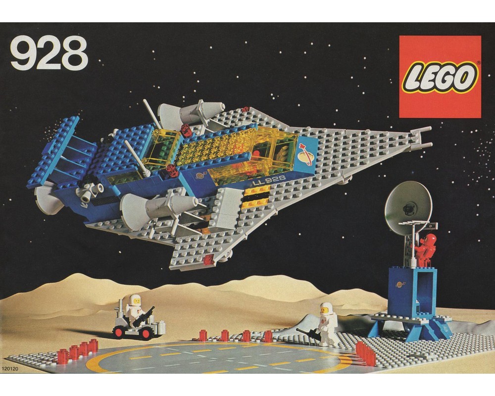 LEGO Set 928-1 Space Cruiser and Moonbase (1979 Space > Classic
