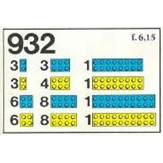 Blue and Yellow Bricks (set 932-1)