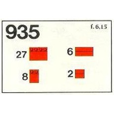 Roof Bricks, 33 Degrees (set 935-1)