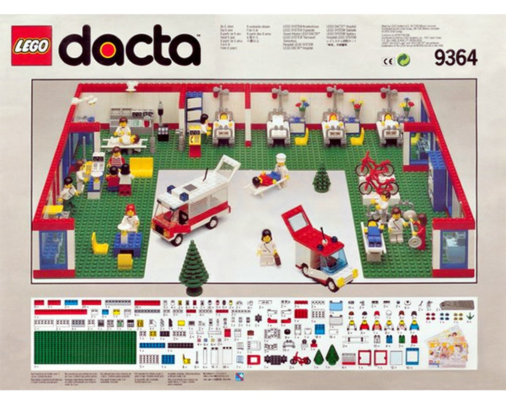 LEGO Set 9364-1 Hospital (1993 Educational and Dacta > Town