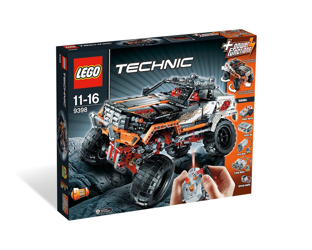 LEGO Set 9398-1 4 4 Crawler (2012 Technic) | Rebrickable - Build LEGO