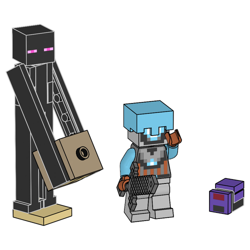 Space Sentinel, Enderman and Endermite