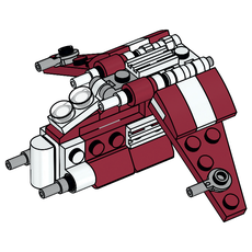 Republic Gunship (set 951405-1)