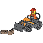 Construction Worker with Wheel Loader