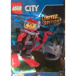 Diver and Shark