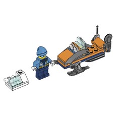 Arctic Explorer with Snowmobile (set 951810-1)