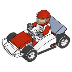 Dirk Drifter's First Racing Car (set 952005-1)