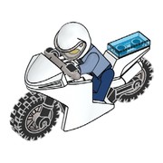 Policeman & Motorcycle