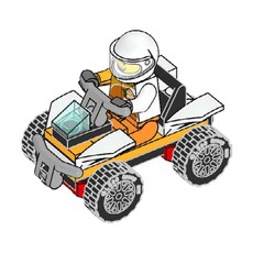 Stuntman with Quad (set 952108-1)