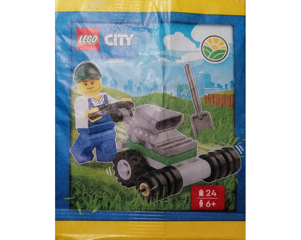 LEGO Set 952404-1 Lawn Mower (2024 City > Farm) | Rebrickable - Build ...