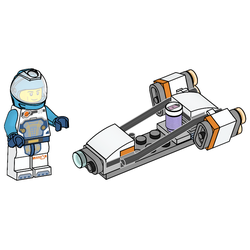 Astronaut and Spaceship