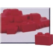 1 x 2 Red Bricks (Pack of 50)