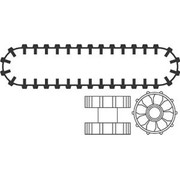 Caterpillar Hub and Tread (Set of 2 treads 4 Hubs)