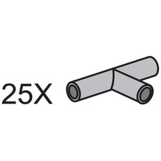 Pneumatic T-Pieces (Pack of 25) (set 970110-1)