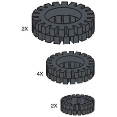 Tire Pack (Set of 8) (set 970113-1)