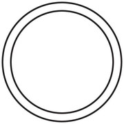 Small White Bands (Pack of 24)
