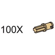 Connector Pegs with Axles (Pack of 100)