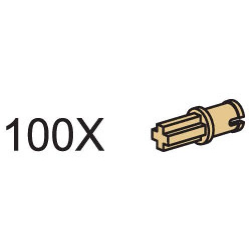 Connector Pegs with Axles (Pack of 100)