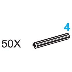 4-Stud Axles (Pack of 50)