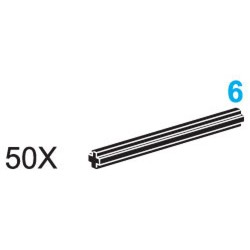 6-Stud Axles (Pack of 50)
