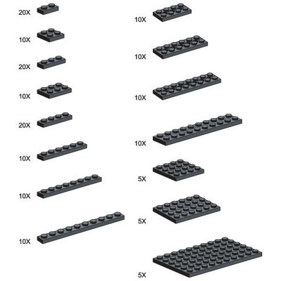 Black Plates - Large Package