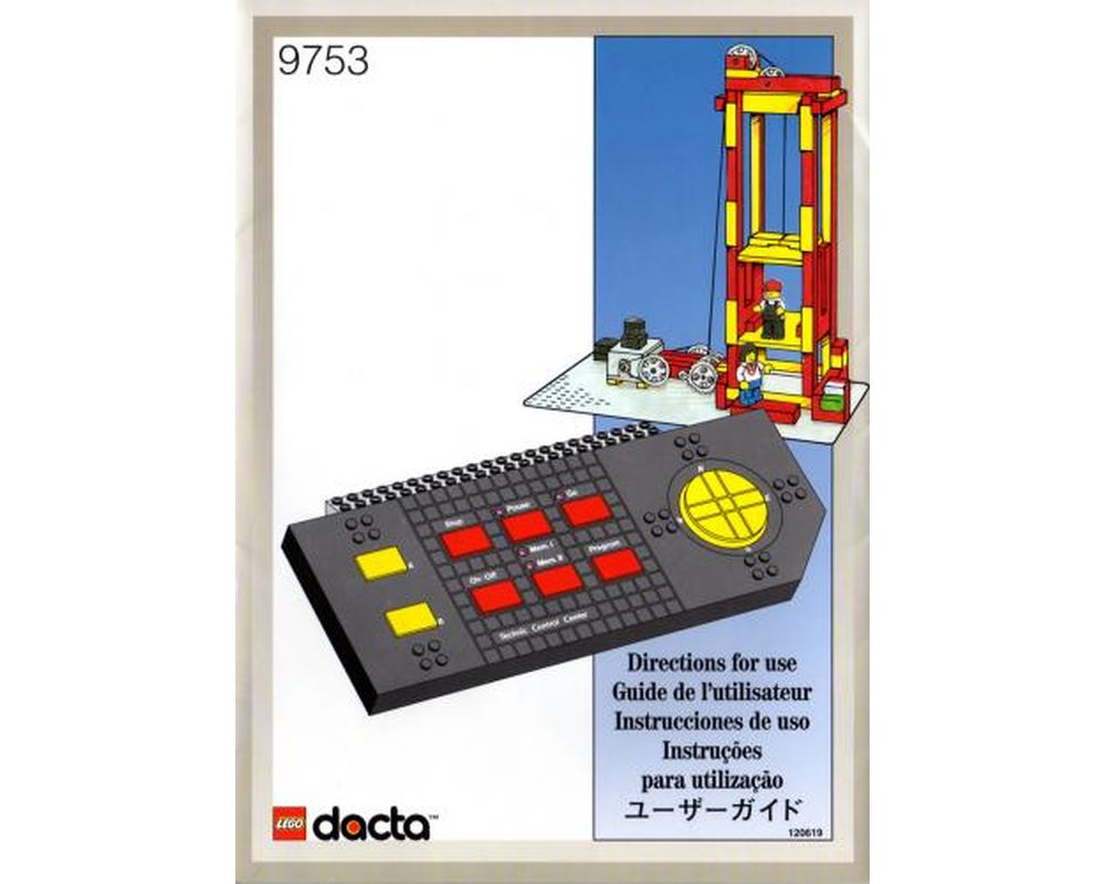 skuffet valse vision LEGO Set 9753-1 Technic Control Center (1993 Educational and Dacta > Technic  > Supplemental) | Rebrickable - Build with LEGO
