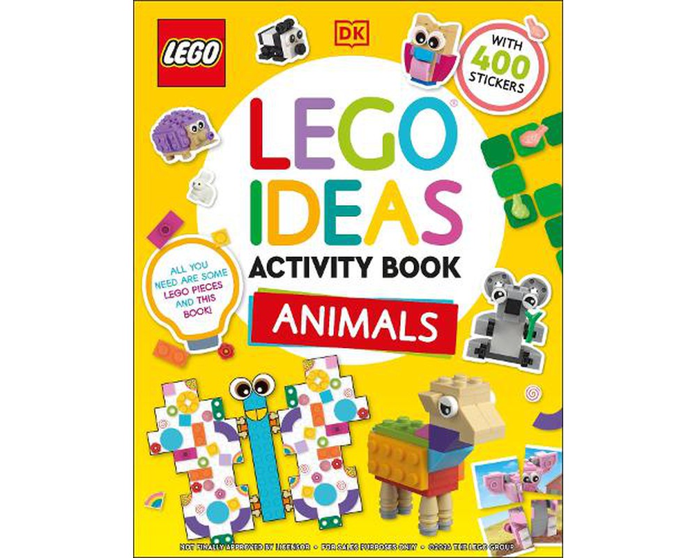 LEGO Set 9780241727416-1 LEGO Ideas Activity Book: Animals (2025 Books ...