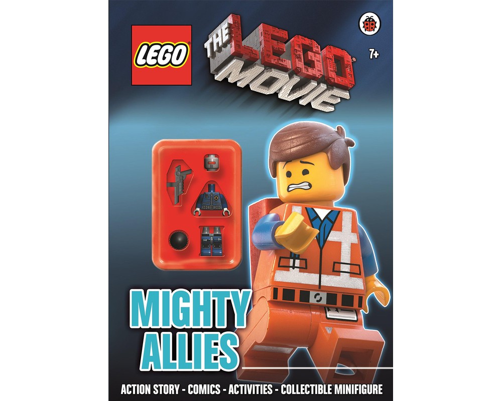 Lego movie store book with minifigure