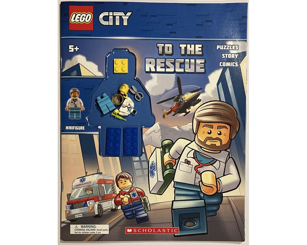 LEGO Set 9781338280050-1 City: To the Rescue (2018 Books > Activity ...