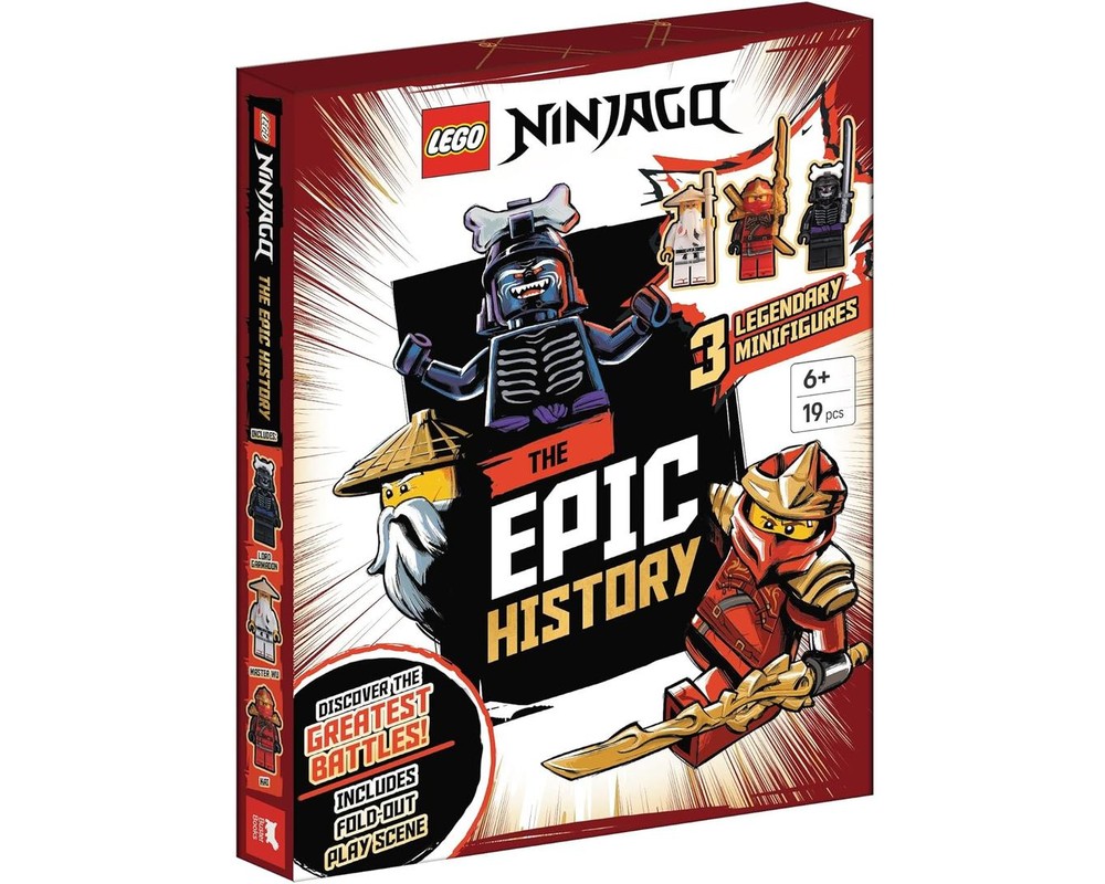 LEGO Set 9781837251995-1 Ninjago: The Epic History Activity Box