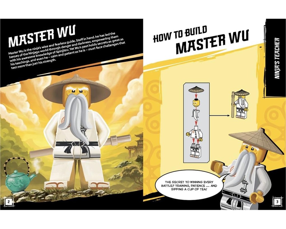 LEGO Set 9781837251995-1 Ninjago: The Epic History Activity Box