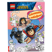 DC Comics Super Heroes: Kolorowanka z Naklejkami