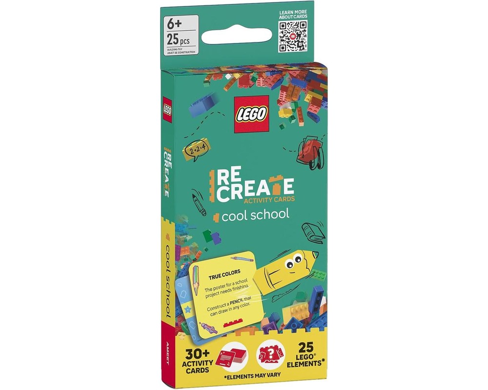 LEGO Set 9788325346928-1 ReCreate Activity Cards: Cool School (2025 ...