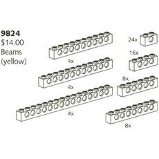 Beams (Yellow) (set 9824-1)