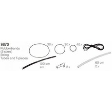 Pneumatic Rubber Bands and Pneumatic Tubing (set 9870-1)
