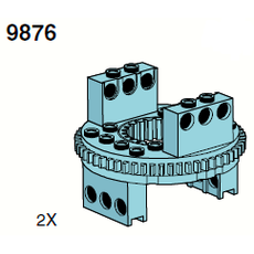 Large Turntables (set 9876-1)